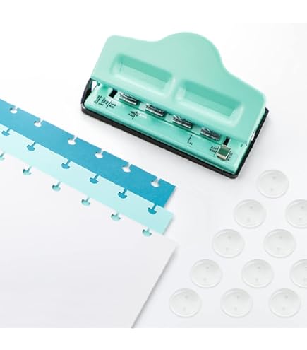 Mushroom Hole Punch 12 Holes Puncher Disc-bound Notebook And Journals
