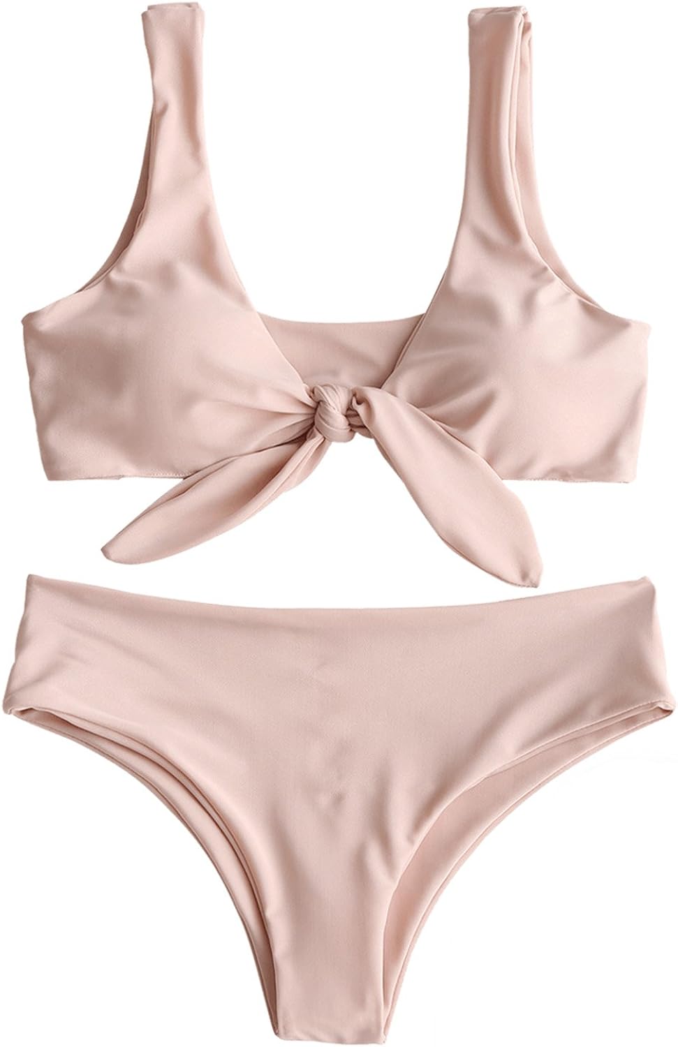 knot front bathing suit