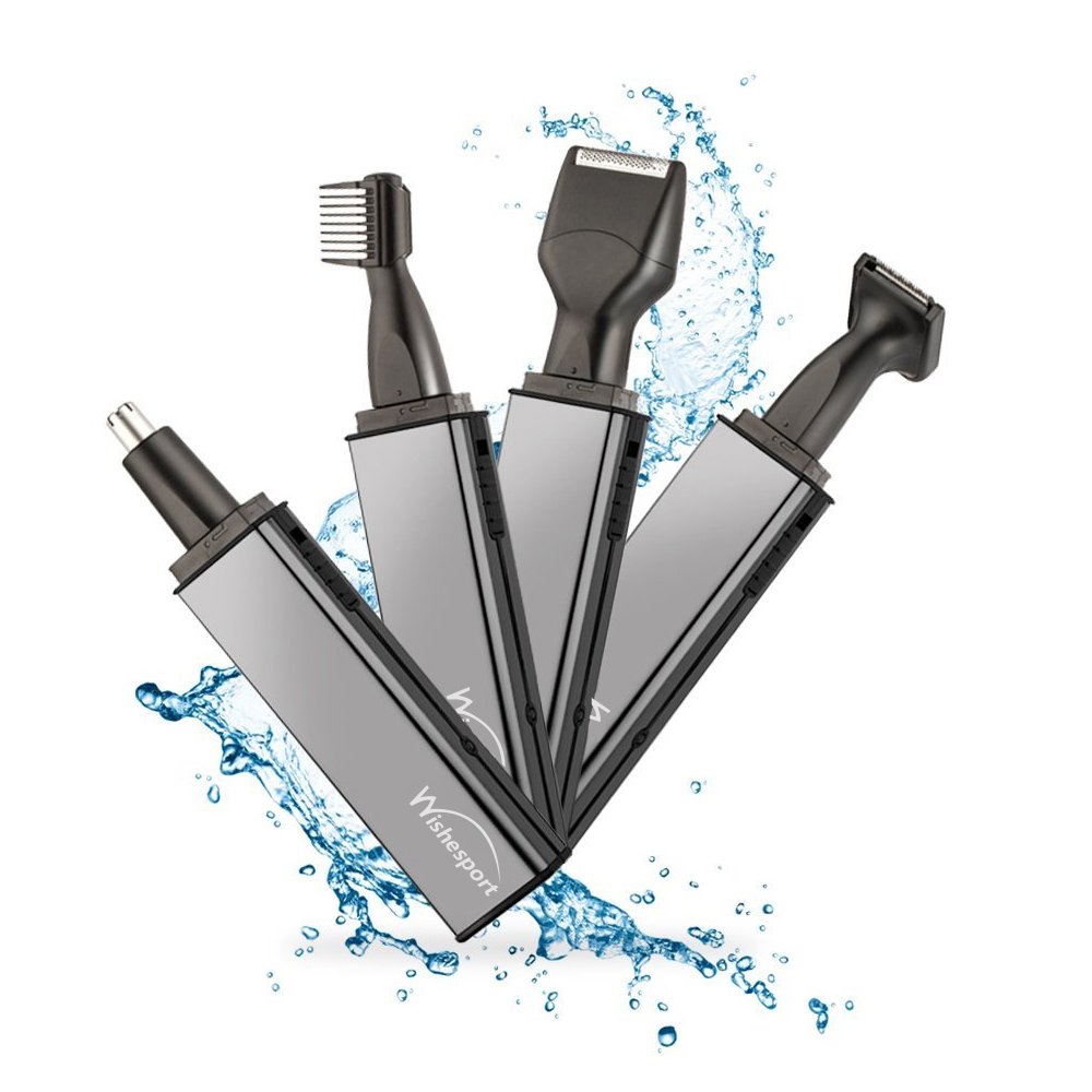 Electric Women Shaver for Women, 4 in 1 Hair Removal,Wishesport Bikini Trimmer Nose Hair Trimmer Eyebrow Trimmer Body Epilator for women Painless Hair Remover Groomer