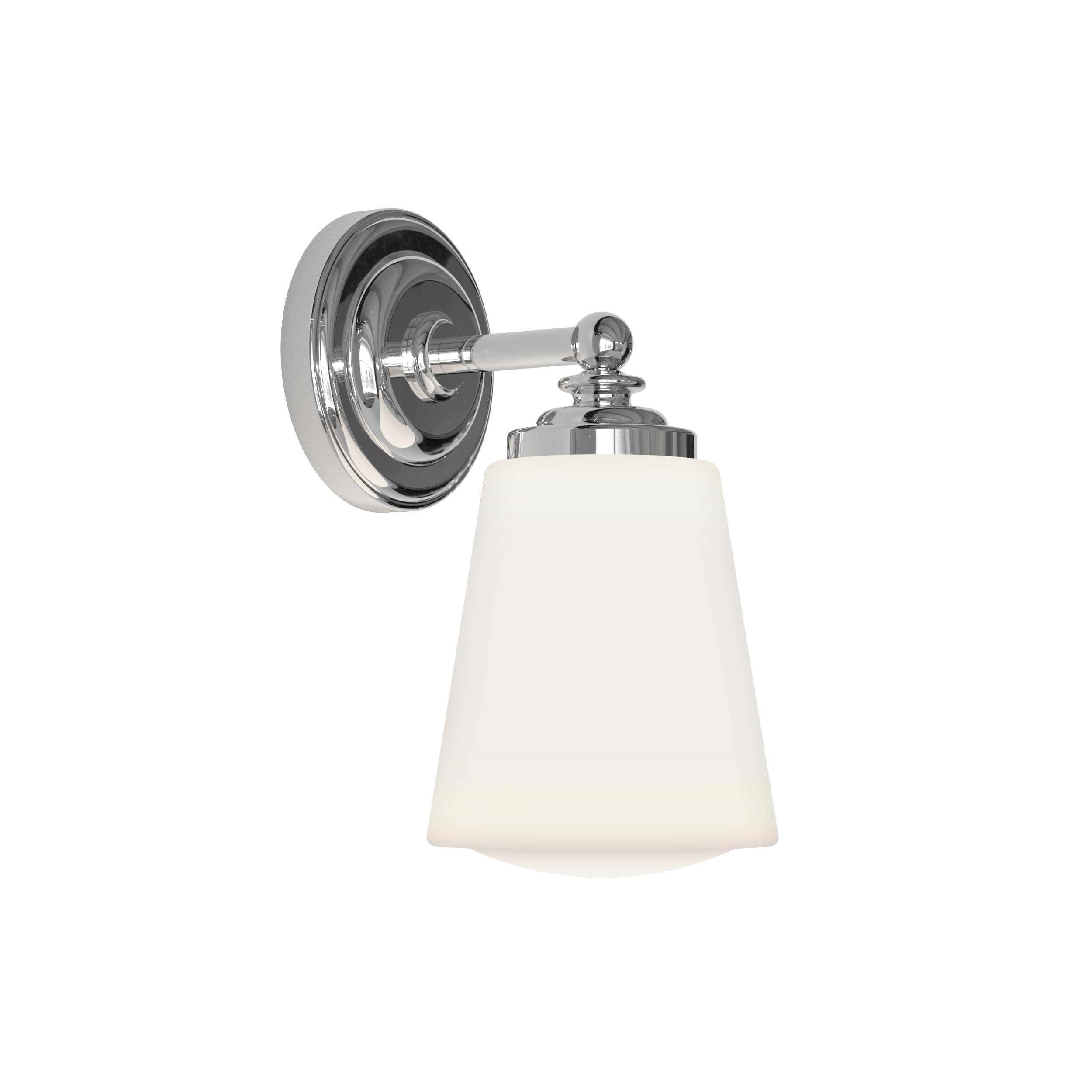 Astro Anton Bathroom Wall Light - IP44 Rated - (Polished Chrome), E14/SES Lamp, Designed in Britain - 1106001 - 3 Years Guarantee, Silver