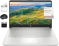 HP New 14" HD Ultral Light Thin Laptop, Quad-Core