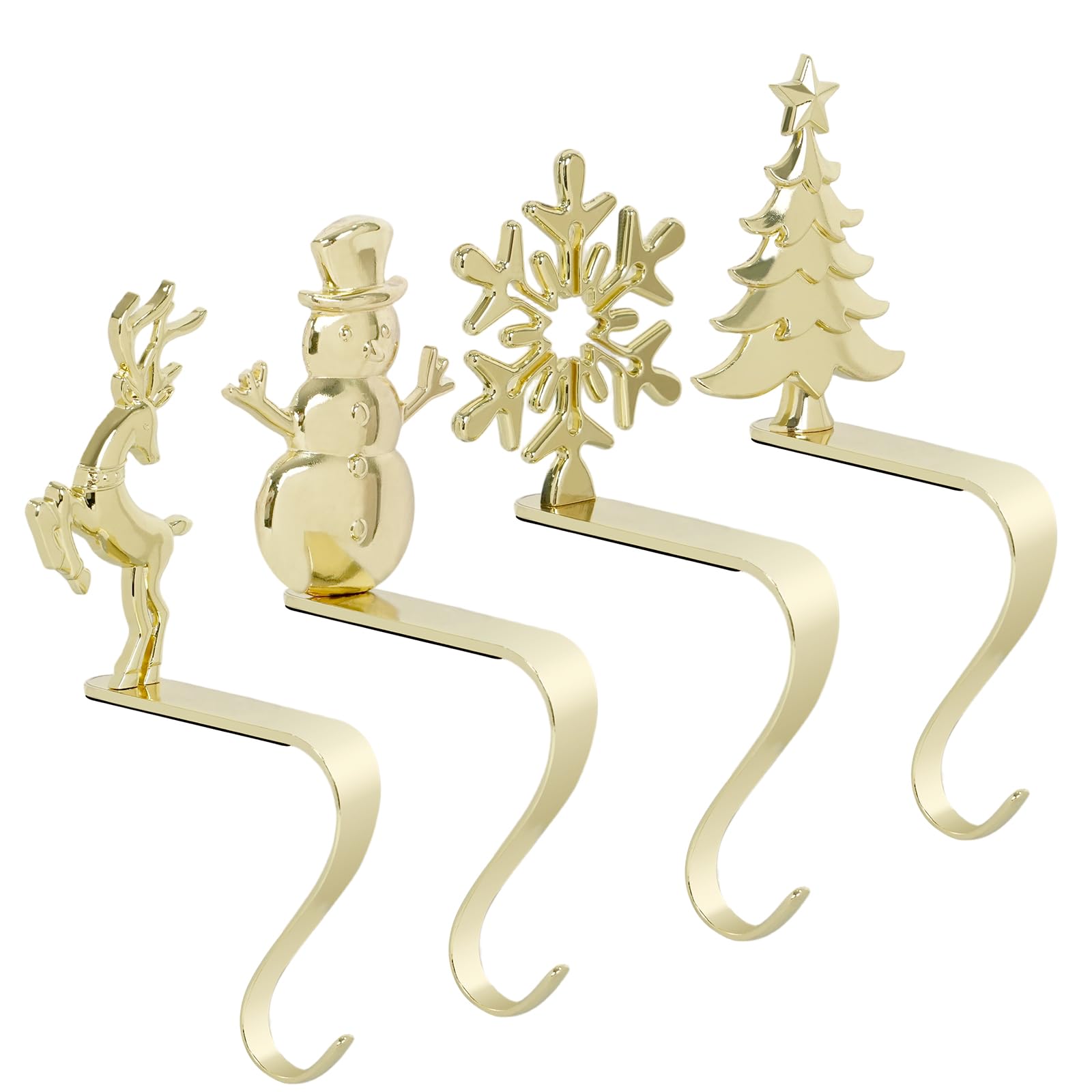 Photo 1 of Little Glee Christmas Stocking Holder Set of 4,Suitable for Festive Party Decorations