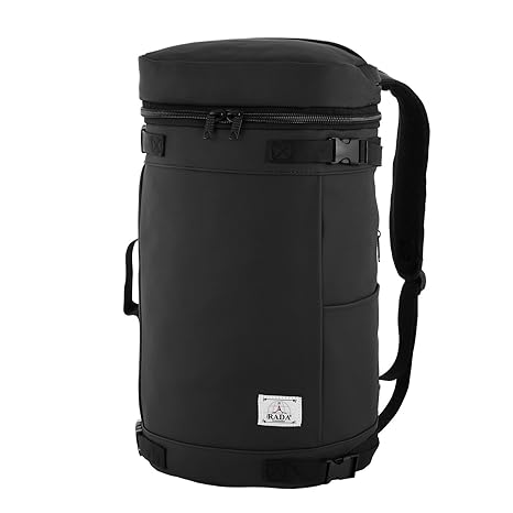 Rada Laptoprucksack Trucker aus Planenmaterial, wasserfester Daypack für Herren und Damen, Freizeitrucksack und Schulrucksack