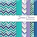 Serene Chevron Craft Vinyl 6 Sheets 12x12 for Vinyl Cutters