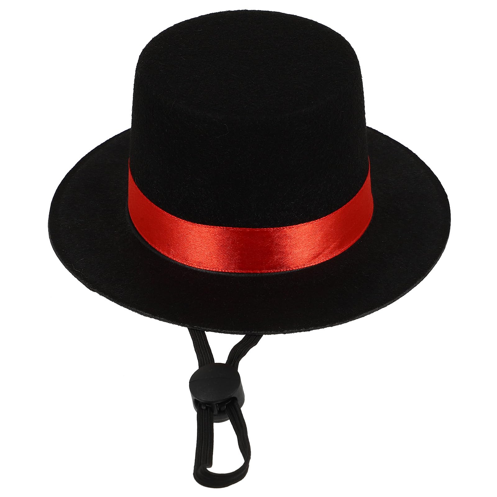 STOBOK Pet Top Hat Dog Gentleman Hat Costume Soft Non-Woven Fabric Pet Accessory for Cats and Dogs Birthday Party Halloween Photo Props 6.1X6.1X2.6 Inches