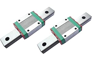 TEN-HIGH MGN15 500mm Linear Guide Rail Linear Motion Slide Rails Linear Motion Products, for 3D Printer and CNC Machine, 2pcs Rails + 2pcs MGN15C Block Bearings