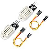 Gowoops 2pcs DHT22 / AM2302 Digital Humidity and Temperature Sensor Module for Arduino Raspberry Pi, Temp Humidity Gauge Moni