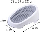 REQUISITE NEEDS Baby Bath Support Non-Slip Infant Bath Seat Grey up to 6 Months view 2