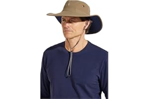 COOLIBAR Wide Brim Hiking Hat - UPF 50+ Sun Protection - Leo