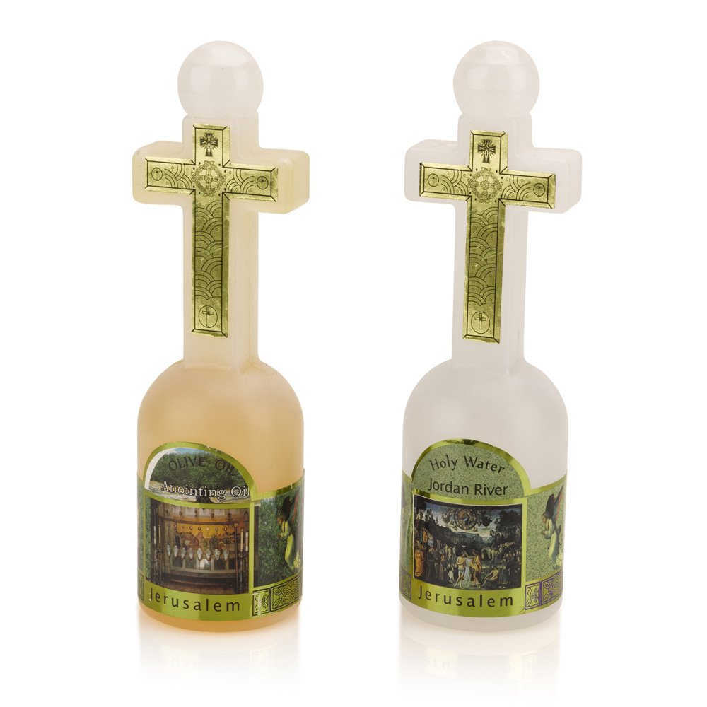 ChristentumWelt Purifying Holy Water from Jordan & Genuine Ointment Oil Direct from Jerusalem 150 ml