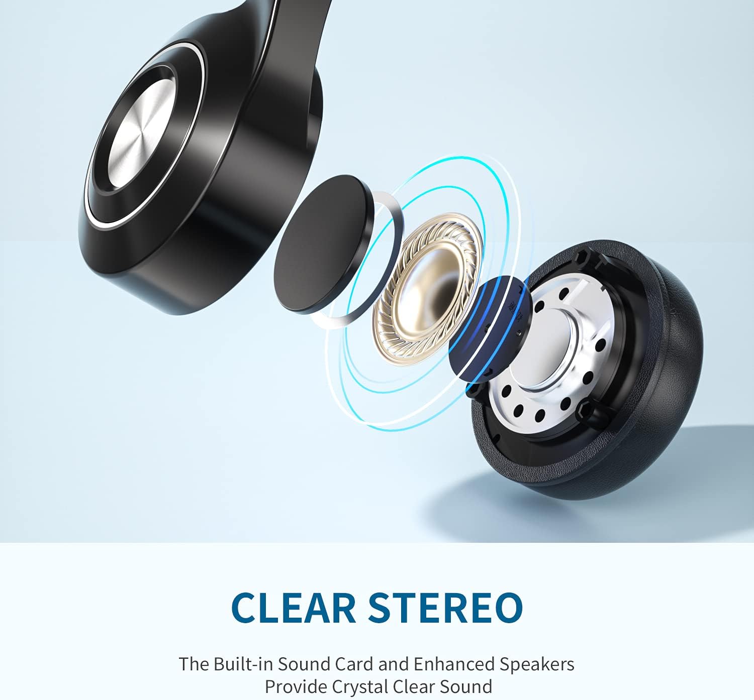 MINI CUFFIE SENZA Fili con Microfono per Videoconferenza Zoom Podcasts TV  Sport EUR 29,99 - PicClick IT