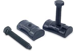 Autoacc Torsion Bar Key Adjustment Block Nuts with Bolts for Chevy Silverado Suburban Tahoe Express Blazer S10 S15 Avalanche Sierra Yukon Savana Sonoma Jimmy K1500/2500/3500 H2 (Full Thread, Set of 2)