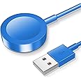𝟐𝟎𝟐𝟓 𝐔𝐩𝐠𝐫𝐚𝐝𝐞𝐝 for Apple Watch Charger Magnetic Fast Charging Cable [Portable] Magnetic Wireless Charging Compatible with iWatch Series Ultra/10/9/8/7/6/SE/5/4/3/2-[3.3FT] Blue