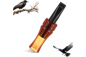 Silipull Crow Caller Decoy to Attract Crows Portable Crow Bird Whistle with Realistic Sound Imitation Bird Entrapping Whistle Outdoor Hunting Ideal Gift for Newcomers Nature Enthusiasts