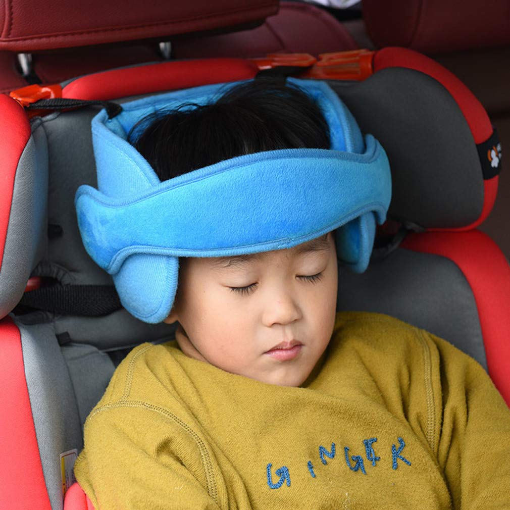 Comvip Reglable Bande Cale Tete Enfant Bebe Pour Siege De Voiture Protecteur Cou Rose Cale Tetes Bebe Puericulture