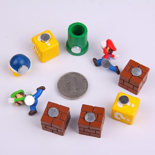 Juego de 15 imanes de nevera Super Mario para nevera decorativos ...
