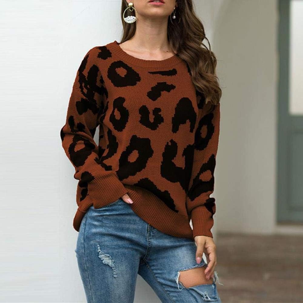 Suéter para Mujer, Jersey de Manga Larga Casual, suéter Holgado de