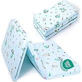 VUCWS 2025 Upgraded Pack and Play Mattress 38" x 26" Soft Firm Premium Foam Pack N Play Mattresses Odorless Breathable Comfort Baby Foam Portable Playpen Mattresses (Tri-fold Dinosaur)