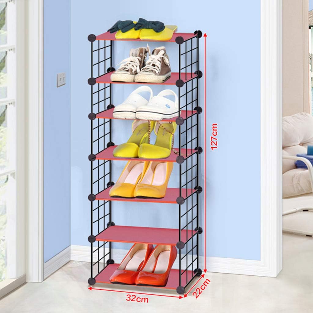 WEWE Metálico 100% Zapateros,Armario Puerta De Entrada Durable Zapatero