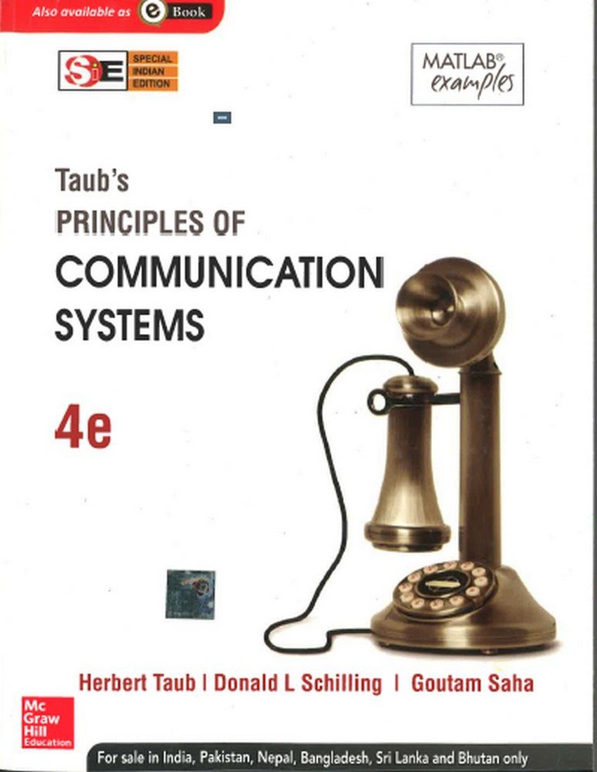 Principles Of Munication Systems Sie 4e Taub 0001259029859 Books