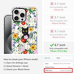 MOSNOVO Compatible with iPhone 15 Pro Max