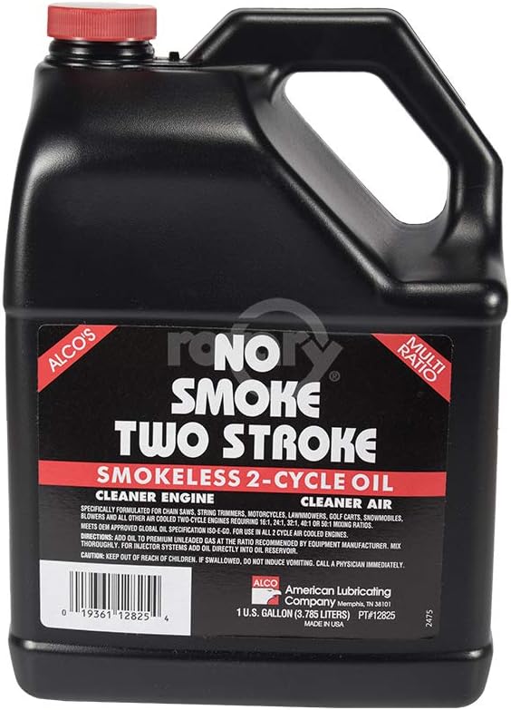 Amazon Com Rotary 10675 Oil Two Stroke No Smoke 1 Gallon Bottle Two 2 Cycle Garden Outdoor