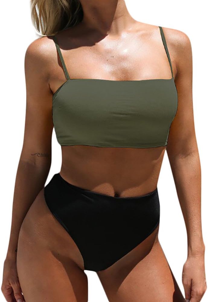 Celiy Women Tow-Sets Swimsuit Beachwear Swimwear Push-up Monokini Bikini Bathing
