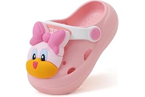 LEDINEY Toddler Boys Girls Garden Clogs Kids Cartoon Beach Slide Sandals(Toddler/Little Kids)