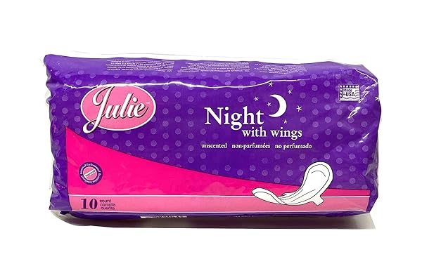 JULIE BRAND NITE MAXI PADS WITH WINGS CASE...