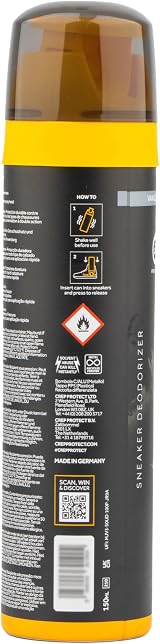 Crep Protect Shoe Deodorizer Spray 150ml - 24-Hour Odor Protection view 8