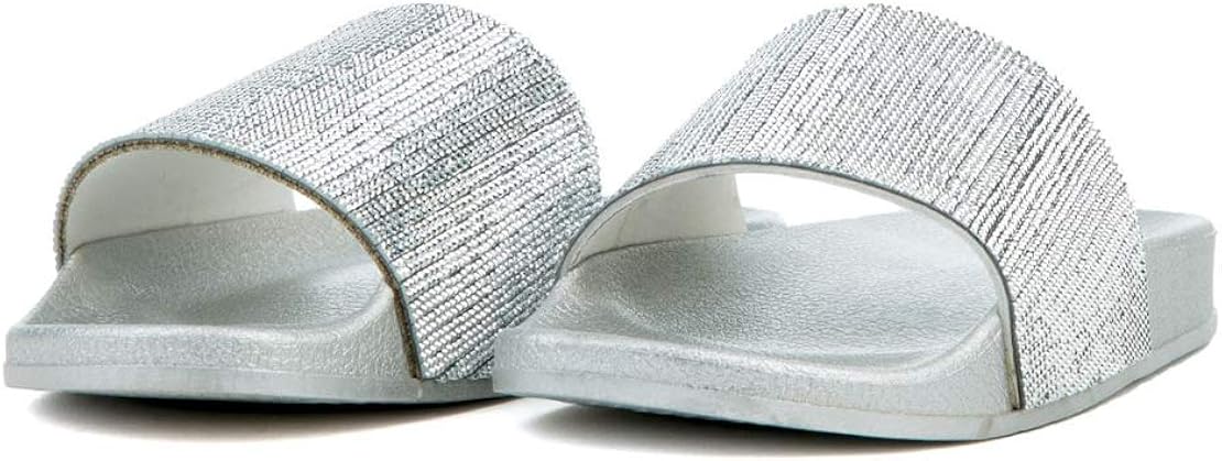 silver bling sandals