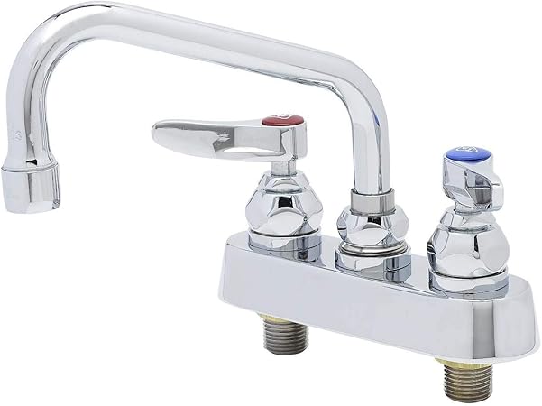 T S Kitchen Faucet 2 2 Gpm 6in Spout Touch On Kitchen Sink