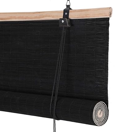 Bamboo Roller Sun Shade With Track And Fittings Easy To Install