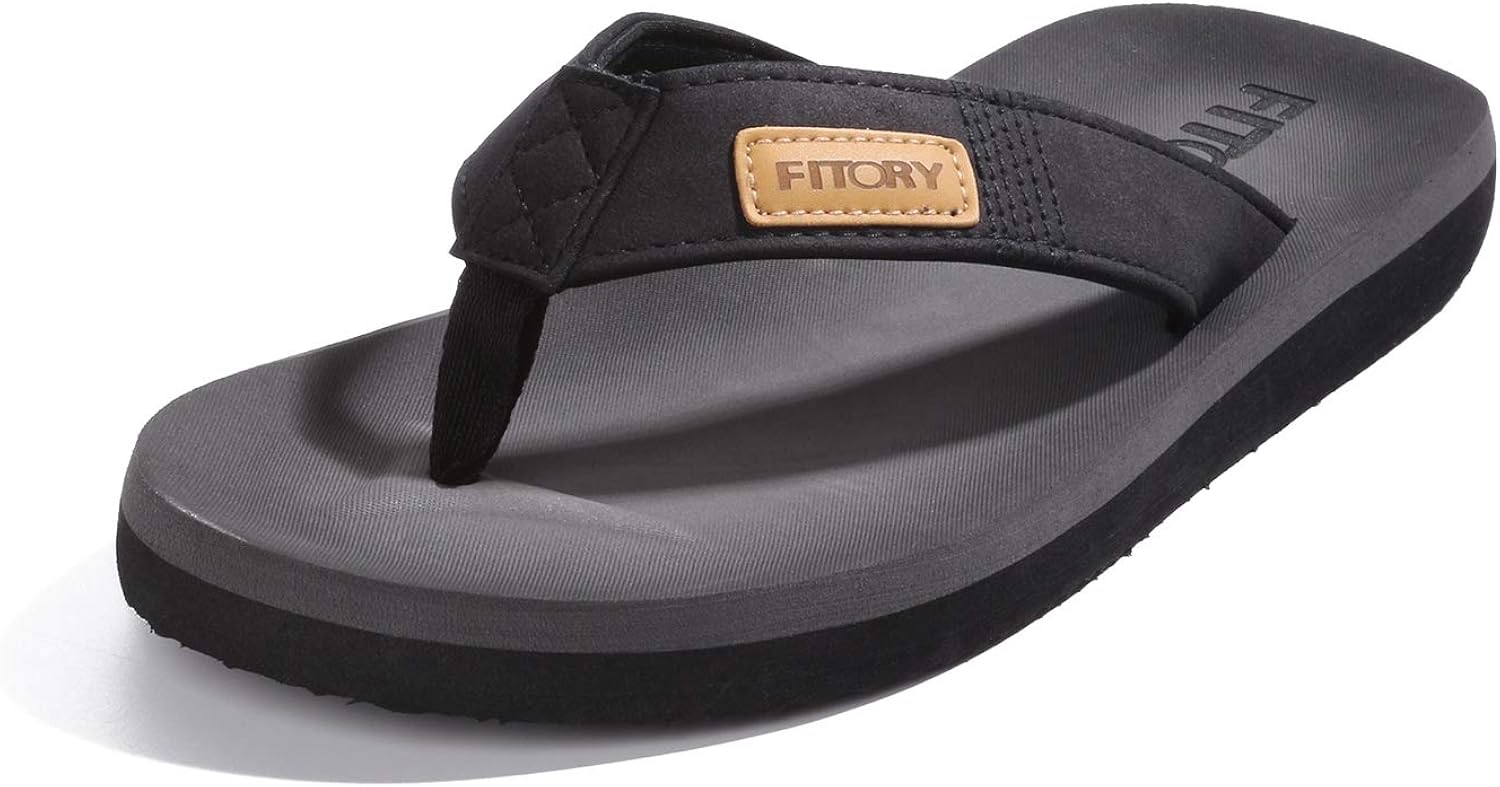 thumbnail image 2 of Men Flp Flops Athletc Outdoor Beach Sandals Arch Support Thong Sandals Shoe US | EBay 2 of 10