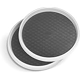 Lazy Susan Organizers for Kitchen Storage - 2 Set of Turntables for Cabinet, Pantry Organization Countertop,Vanity and Table,10 Inch Rotating Tray Spice Rack, Bathroom Fridge and Makeup Organizing