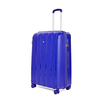 GAMME Ivory Polypropylene Hard side 20-inch Navy Blue Cabin Luggage