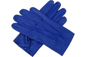 Men's Dress Driving Unlined Genuine Sheep Leather Gloves