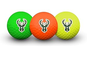 Team Effort Multi-Color Golf Balls Pack of 3 NBA