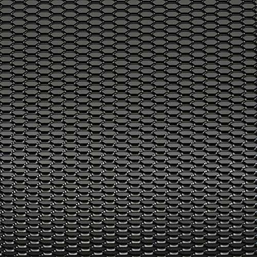 AUTO-STYLE AutoStyle Race mesh aluminum black - honeycomb design 12x6mm - 125x25cm