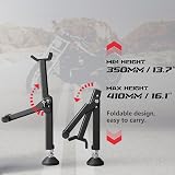 JFG RACING Motorcycle Rear Wheel Stand Foldable Paddock Stand Black view 3