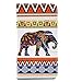 Mavis's Diary Note 3 Case,Samsung Galaxy Note 3 Case PU Leather Wallet with Card Holders Kickstand Magnetic Flip Flower Elephant Tribal Folio Cover & Screen Protector & Bling Dust Plug & Feather Pen