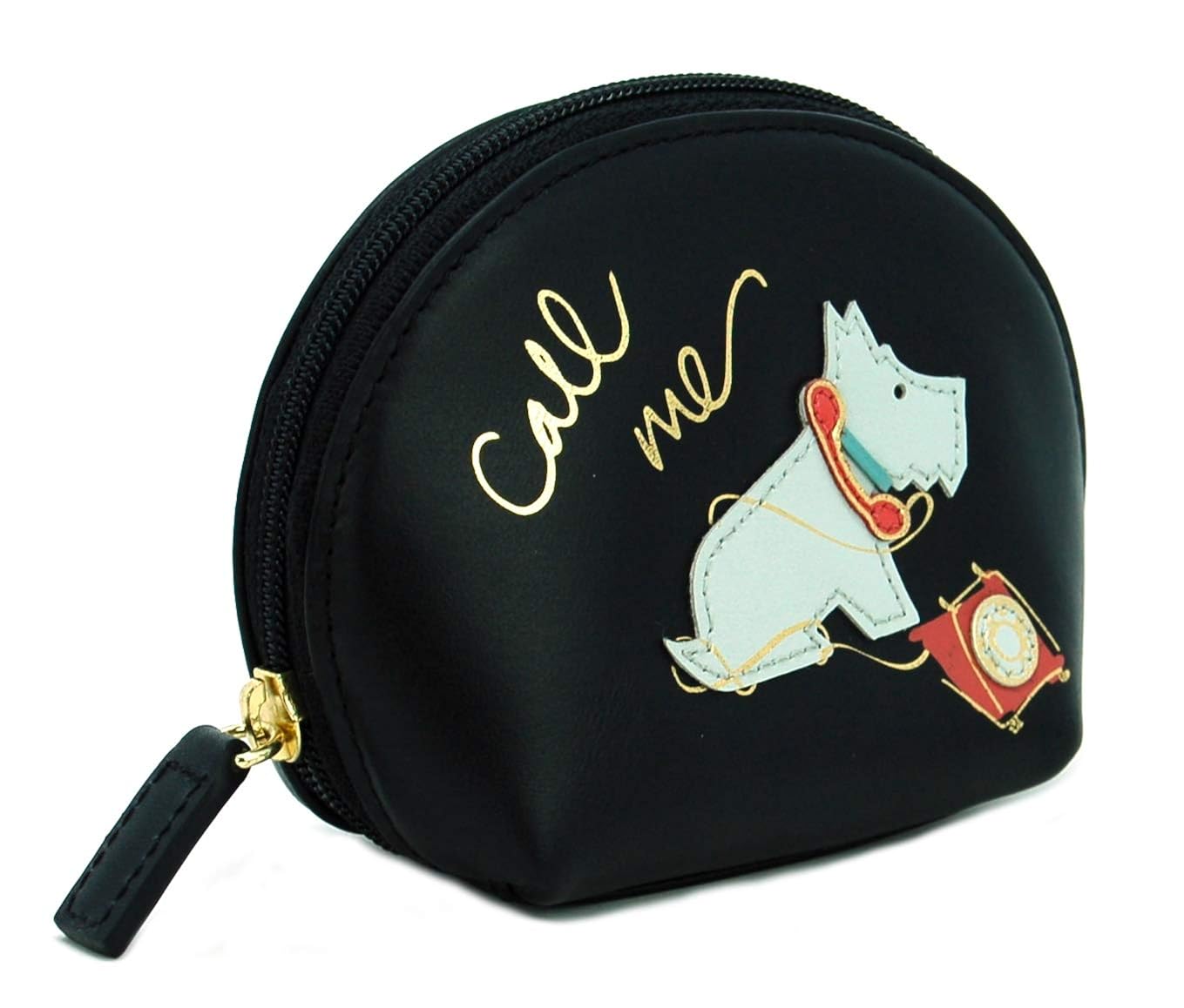 RADLEY Black Leather Small Coin Purse, Call Me Design Amazon.co.uk