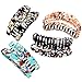 Mtlee 4 Pieces 3.7 Inches Hair Claws Large Hair Jaw Clips Non-slip Barrettes Grips for Girls and Women, 4 Colors
