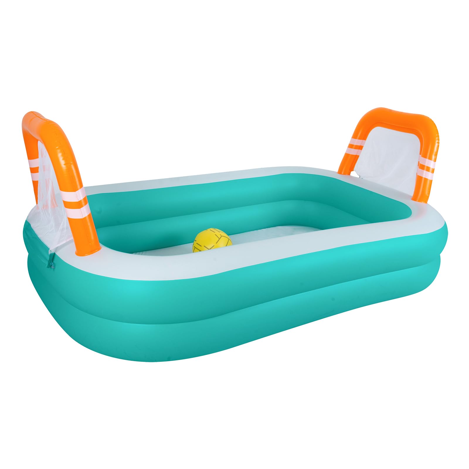 Photo 1 of DIMAR GARDEN Inflatable Swimming Pool, Outdoor Rectangular Volleyball Game Pool (Max 101.5x67x19.5±3 Inch)