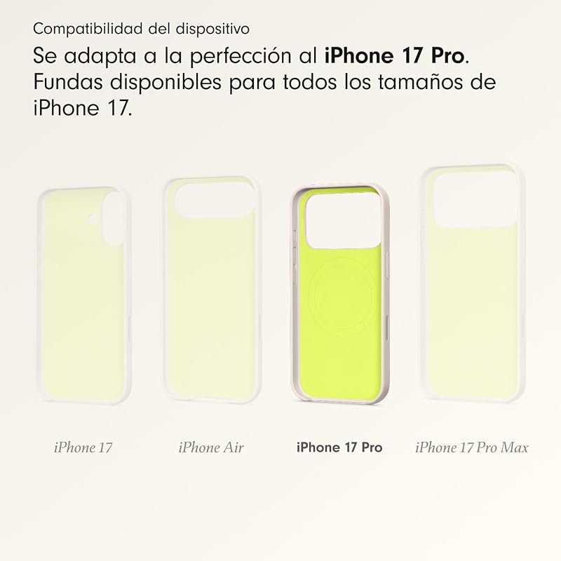Capa com MagSafe, Controlo da Câmara, Acabamento Mate e Interior em Microfibra para iPhone 17 Pro – Cinzento Calcário
