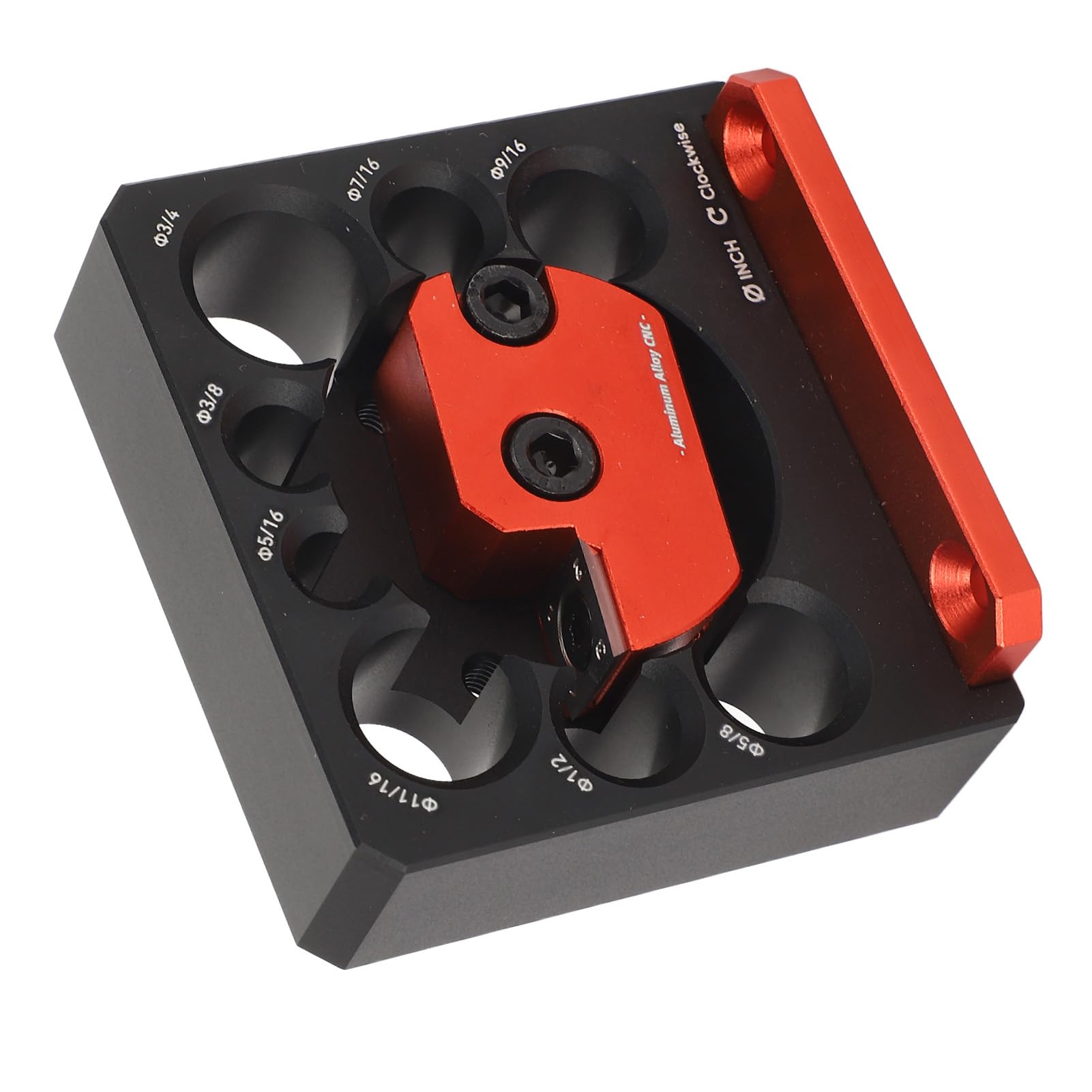 Dowel Maker Jig Kit, Adjustable Drill Milling Dowel Round Rod Auxiliary Tool, 5/16, 3/8, 7/16, 1/2, 9/16, 5/8, 11/16, 3/4 Inch, 8 Holes