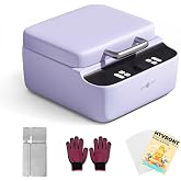 HTVRONT Phone Case Heat Press Machine Compatible with Android | Full-Wrap Bubble-Free: Precise Digital Temperature Control with 15-Minute Auto Safety Power-off Function