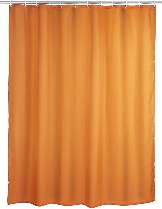 Beautiful Orange Extra Long And Extra Wide Shower Curtain 100