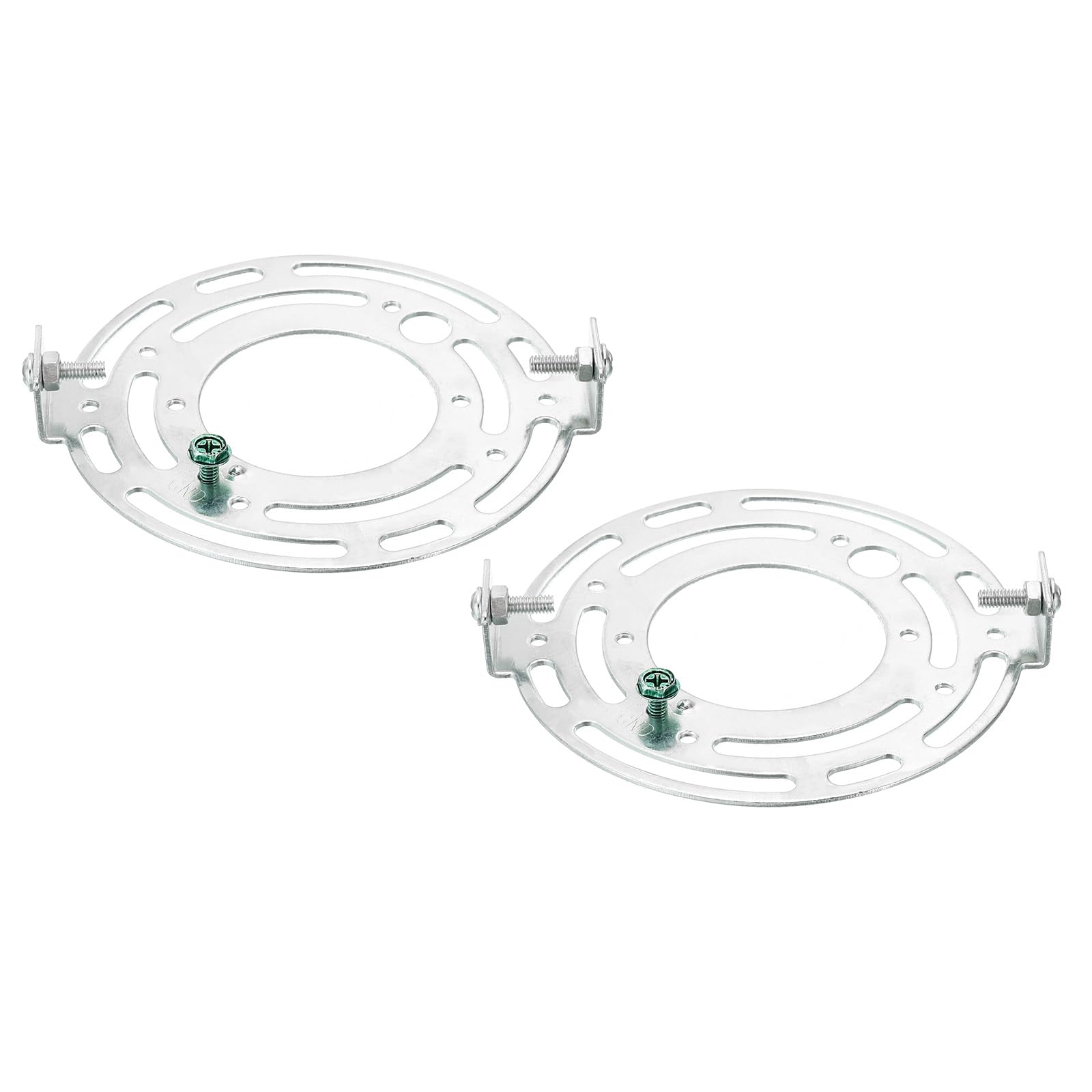 PATIKIL 110mm (4.33") Universal Light Fixture Mounting Bracket Kit, 2set Light Crossbar Round Ceiling Plate for Wall Light, Close to Ceiling Light, Chandelier