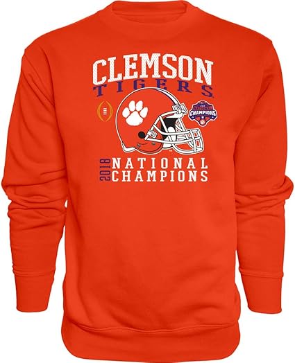 champion clemson crewneck sweatshirt